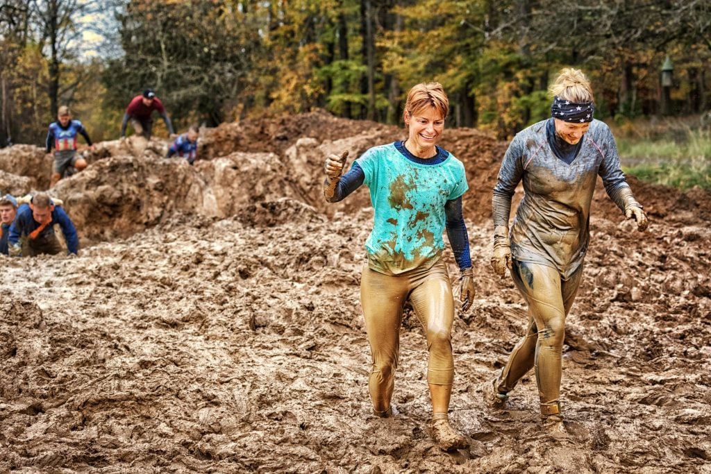 Schlamm Extremhindernislauf